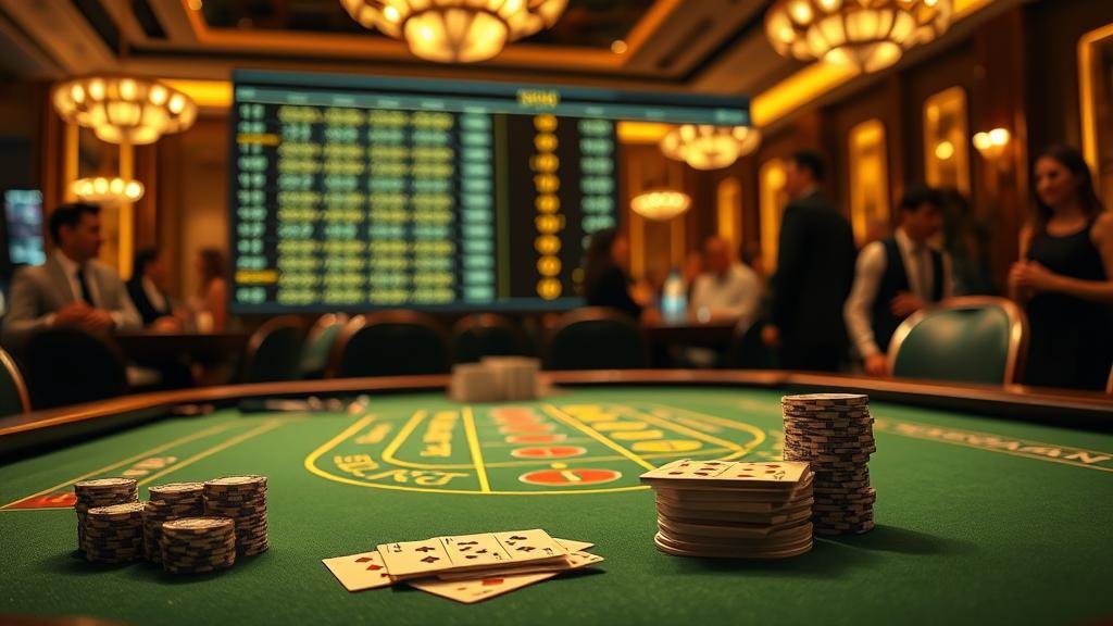 ตัวอย่างเค้าไพ่ปิงปองสองตัดในบาคาร่า