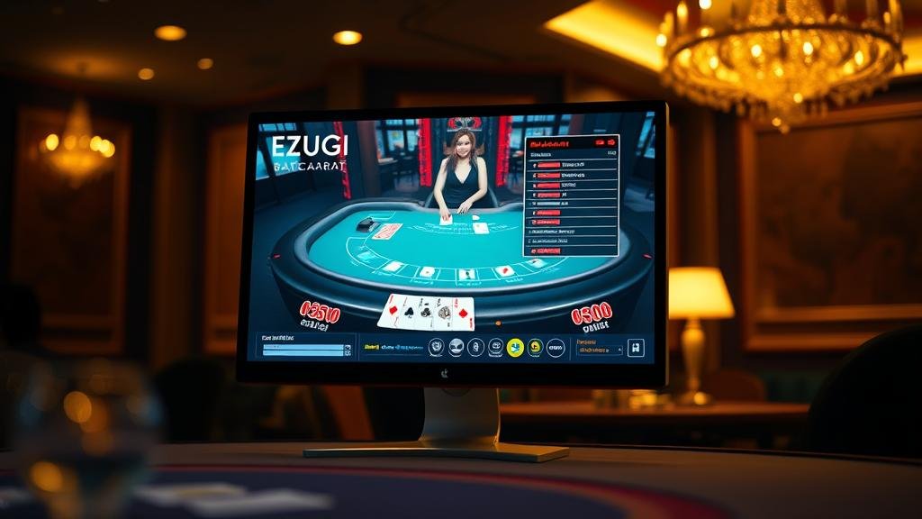 บาคาร่าบนคอมพิวเตอร์: สูตรวิเคราะห์ค่ายดัง Ezugi, AG, DG, BG, WM, Allbet ควบค...