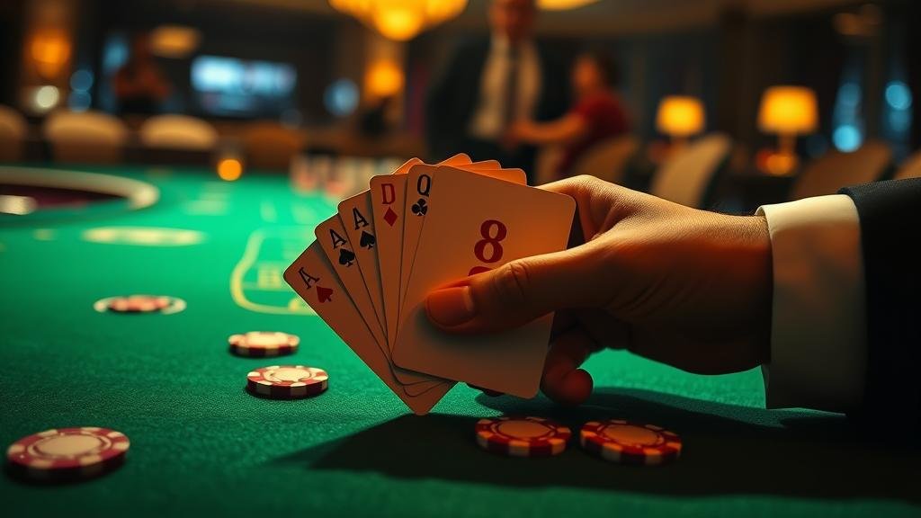 หน้าจอเกมบาคาร่าสดพร้อมสถิติ