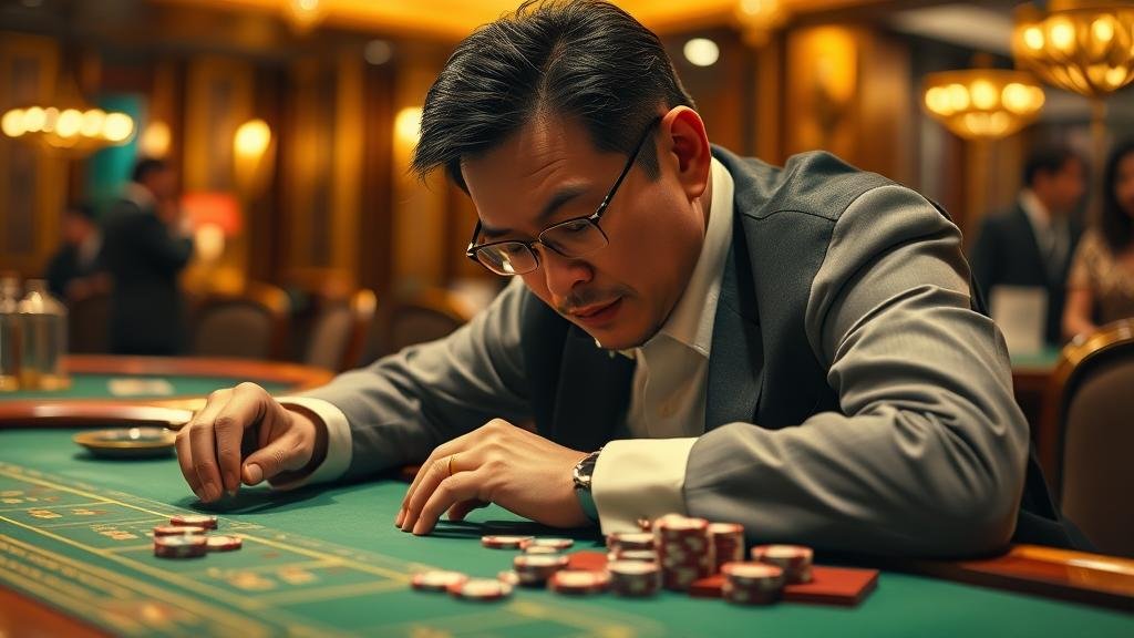 หน้าจอแสดงสถิติการออกไพ่บาคาร่า