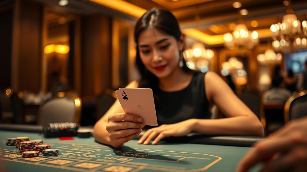 หน้าจอการเล่นบาคาร่าสดจากเว็บตรง