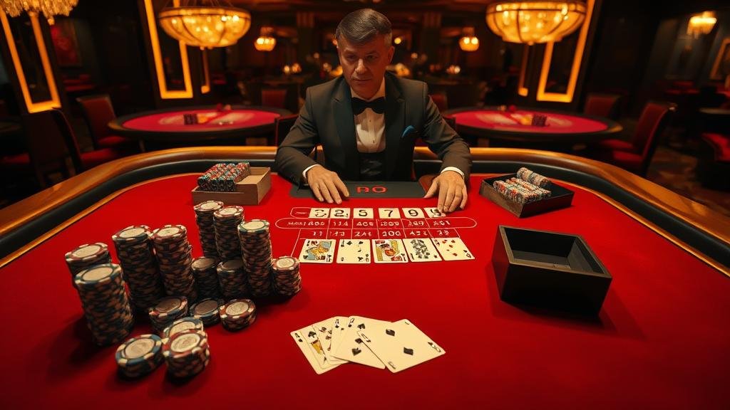 ตัวอย่างเค้าไพ่สองตัดบาคาร่าที่ชัดเจน