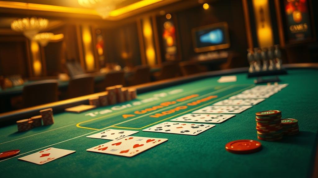 นักเดิมพันมืออาชีพกำลังวิเคราะห์เค้าไพ่บาคาร่า