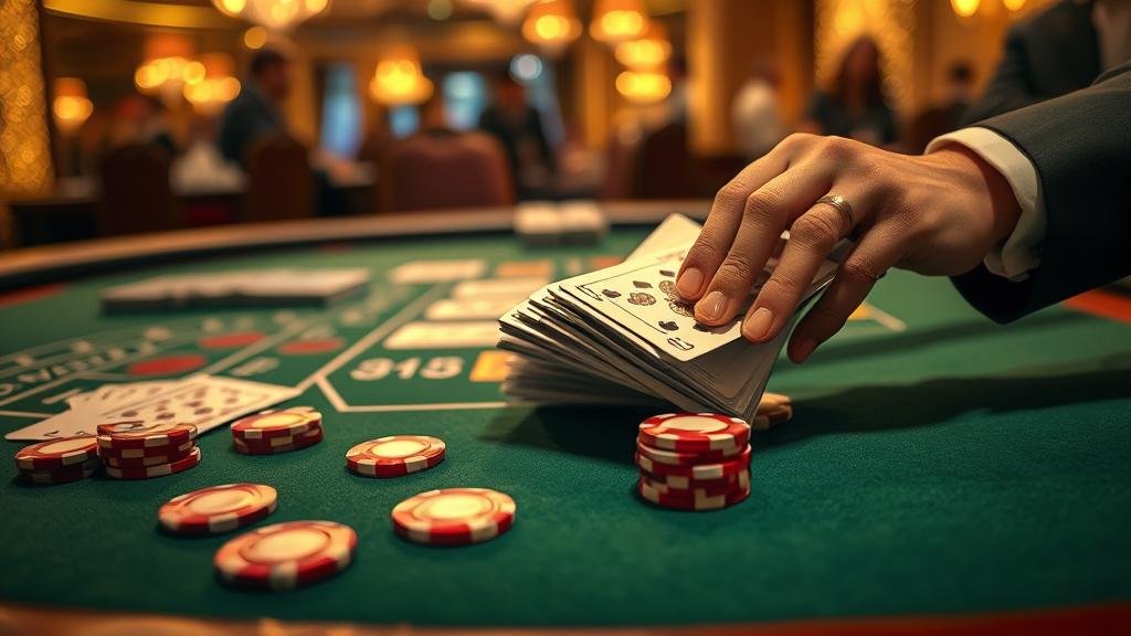 ตัวอย่างเค้าไพ่บาคาร่า: สามตัด และ มังกร