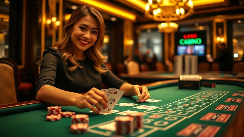 ดีลเลอร์มืออาชีพจาก Evolution Gaming ในห้องบาคาร่าสด