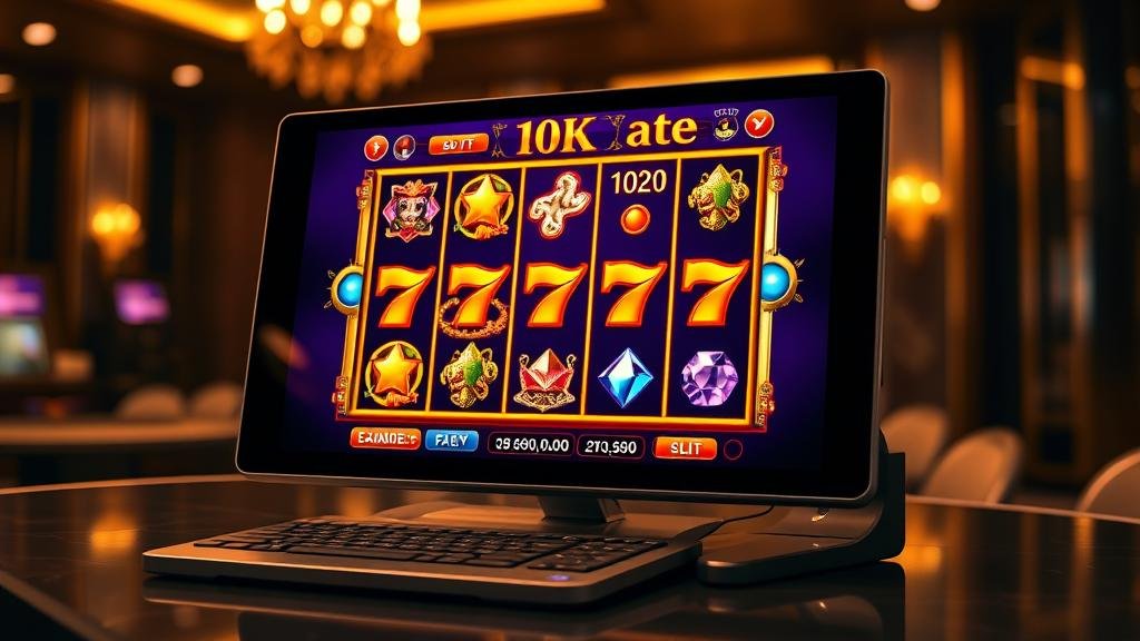 อินเทอร์เฟซเกมสล็อตออนไลน์จากค่ายดัง