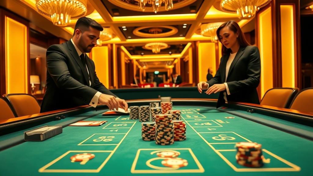 หน้าจอเล่นบาคาร่าสดพร้อมสถิติ