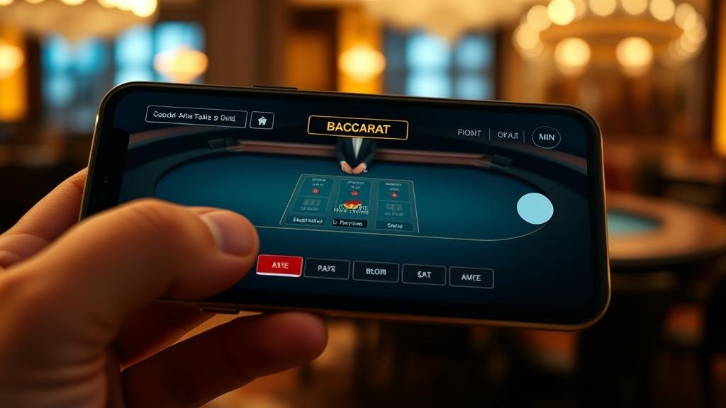 อินเทอร์เฟซเกมบาคาร่าสด