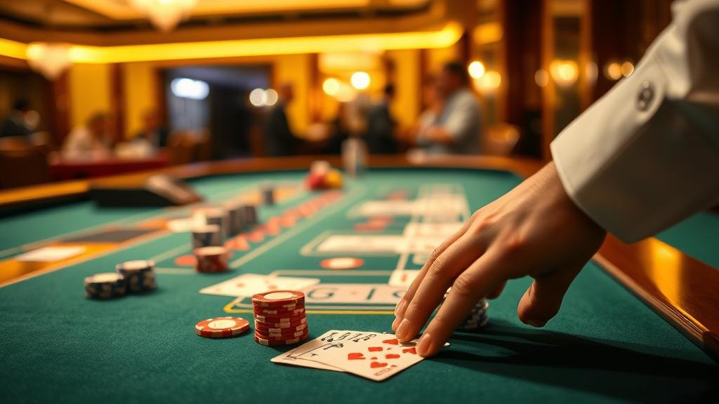 ภาพแสดงการบริหารจัดการเงินทุนในการเล่นบาคาร่า