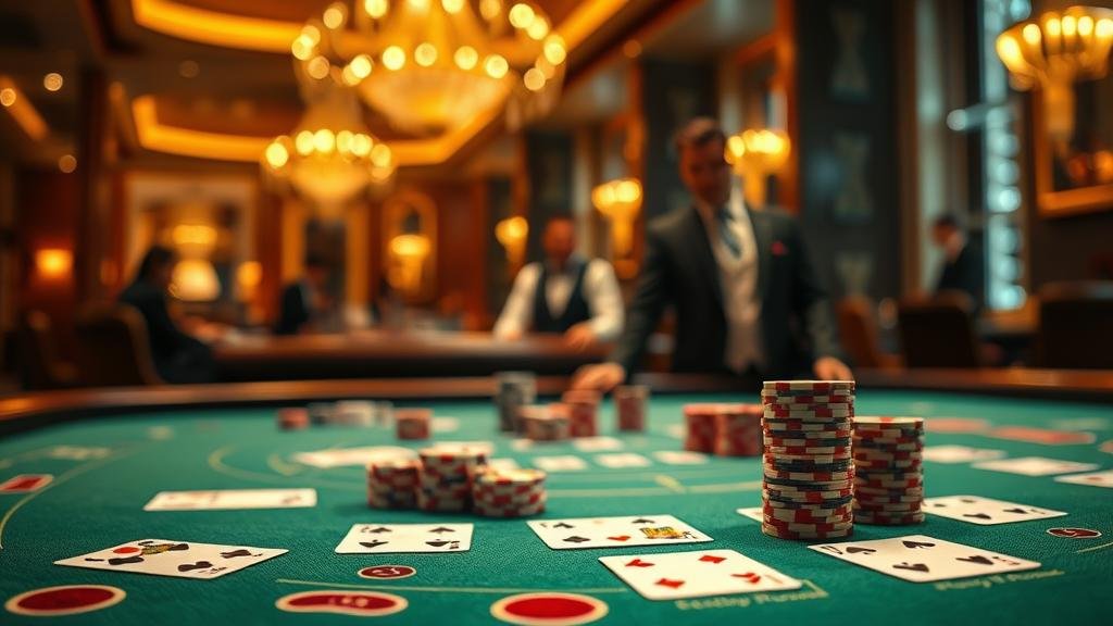 ตัวอย่างเค้าไพ่สามตัด บาคาร่า