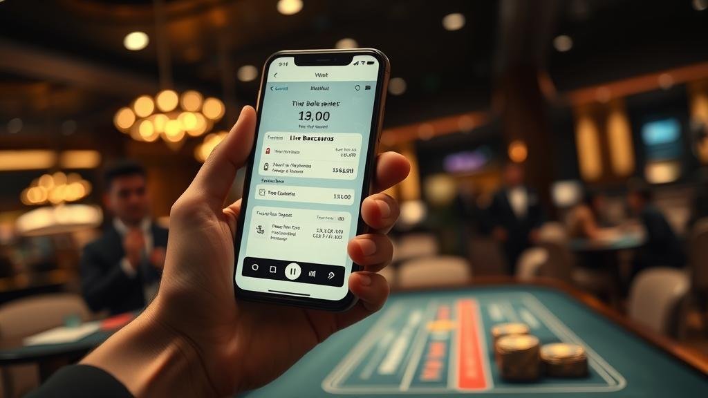 แผนภาพแสดงการเดินเงินบาคาร่าแบบ Martingale