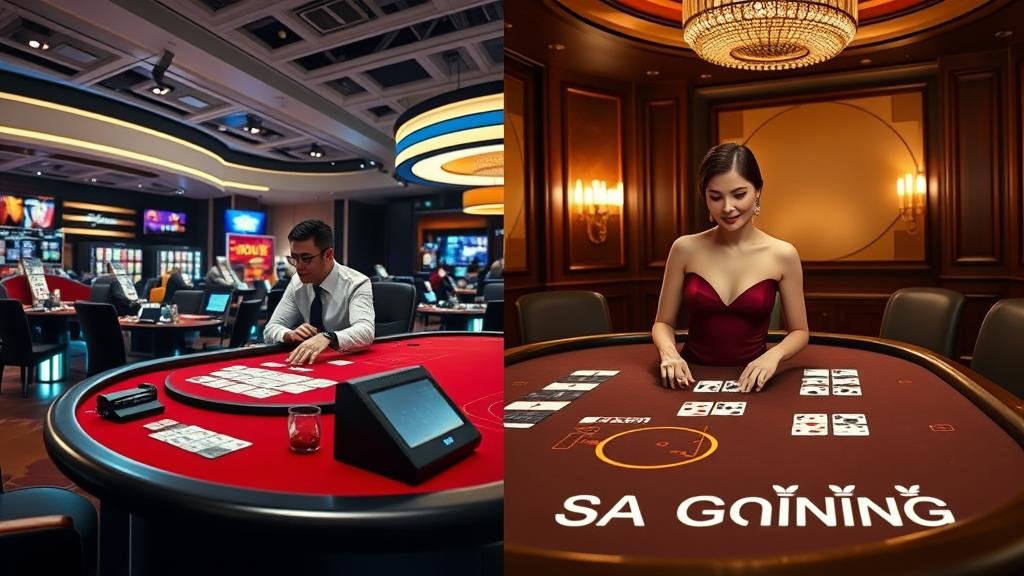 บาคาร่าสด: คู่มือเลือกค่าย AE/SA 2025 กลางวัน-กลางคืน ชนะยั่งยืน