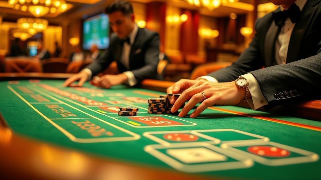 ตัวอย่างเค้าไพ่บาคาร่า สองตัด และ มังกร