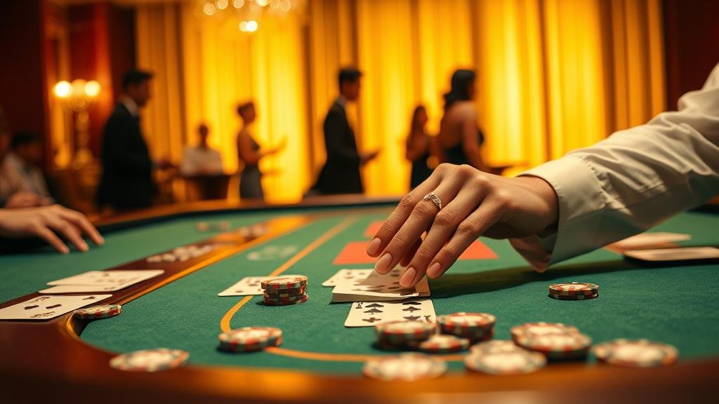 ตัวอย่างเค้าไพ่ปิงปองและมังกรในบาคาร่า