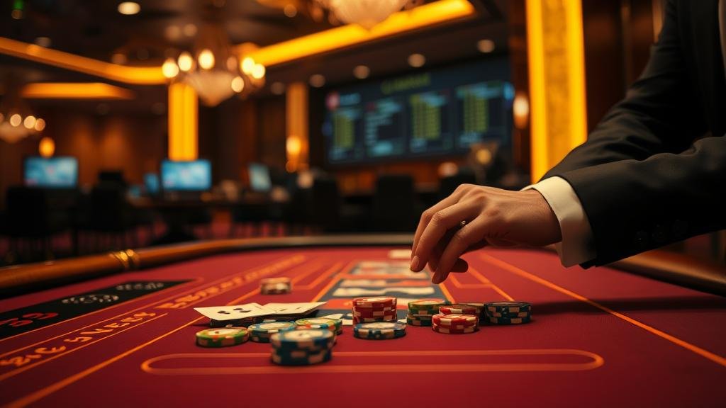 การดูสถิติและอ่านเค้าไพ่บาคาร่าบนหน้าจอคอมพิวเตอร์