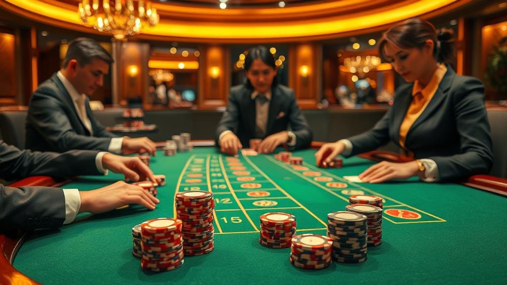 อินเทอร์เฟซบาคาร่าสด SA Gaming บนมือถือ