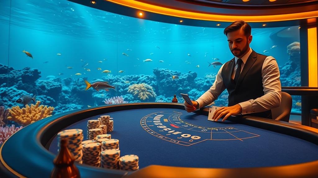 สตรีมเมอร์กับการเล่นสล็อตธีมทะเล