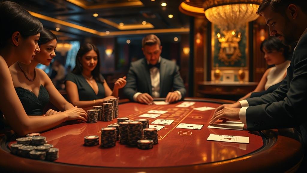 หน้าจอโทรศัพท์มือถือแสดงระบบออโต้บาคาร่า