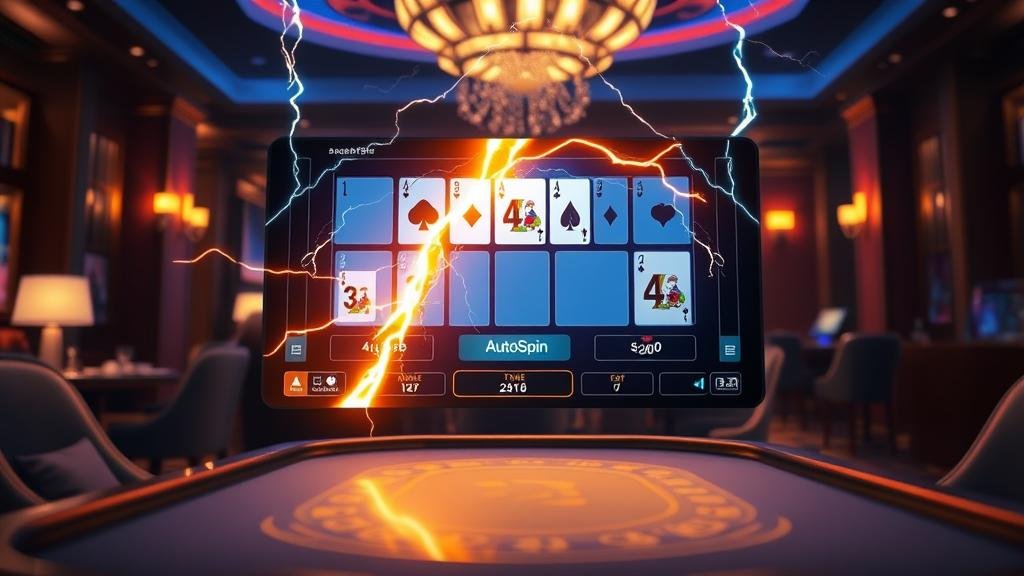 บาคาร่าสายฟ้าครบวงจร: คู่มือตั้งค่าโหมดออโต้ AutoSpin ทำเงินไม่ผ่านเอเย่นต์ 2025