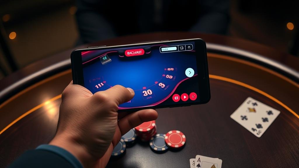 การวิเคราะห์เค้าไพ่บาคาร่าบนแท็บเล็ต