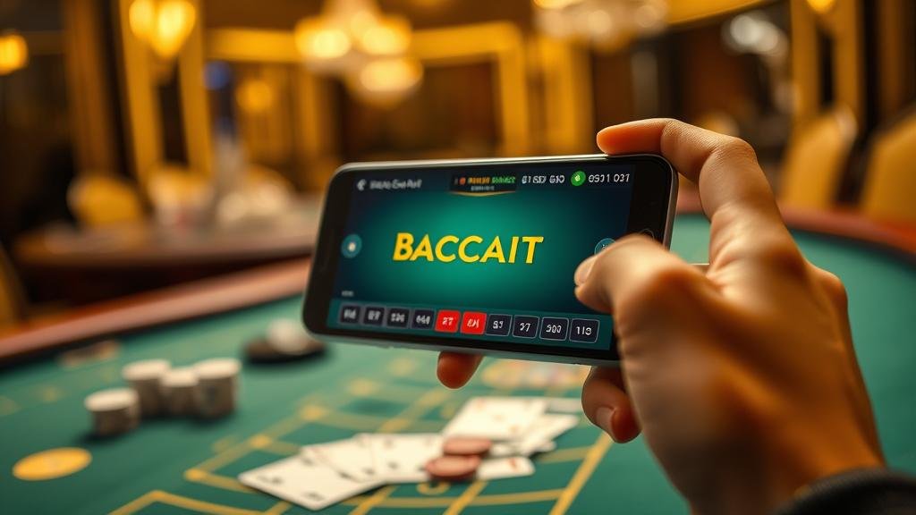 หน้าจอเกมบาคาร่าสดบนมือถือ
