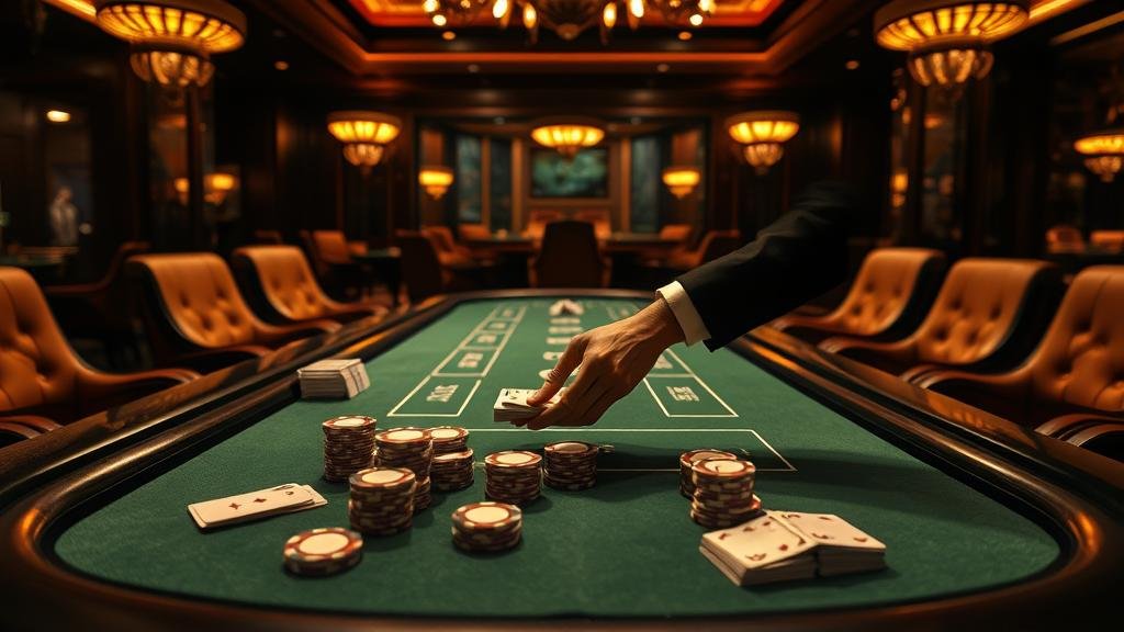 การแจกไพ่บาคาร่า