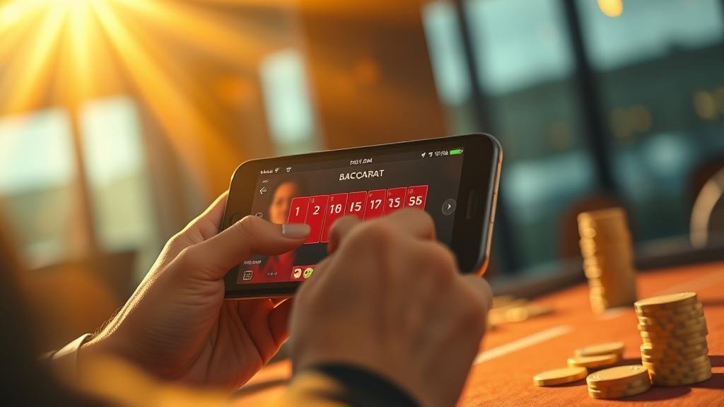การวางเดิมพันบาคาร่าผ่านสมาร์ทโฟน