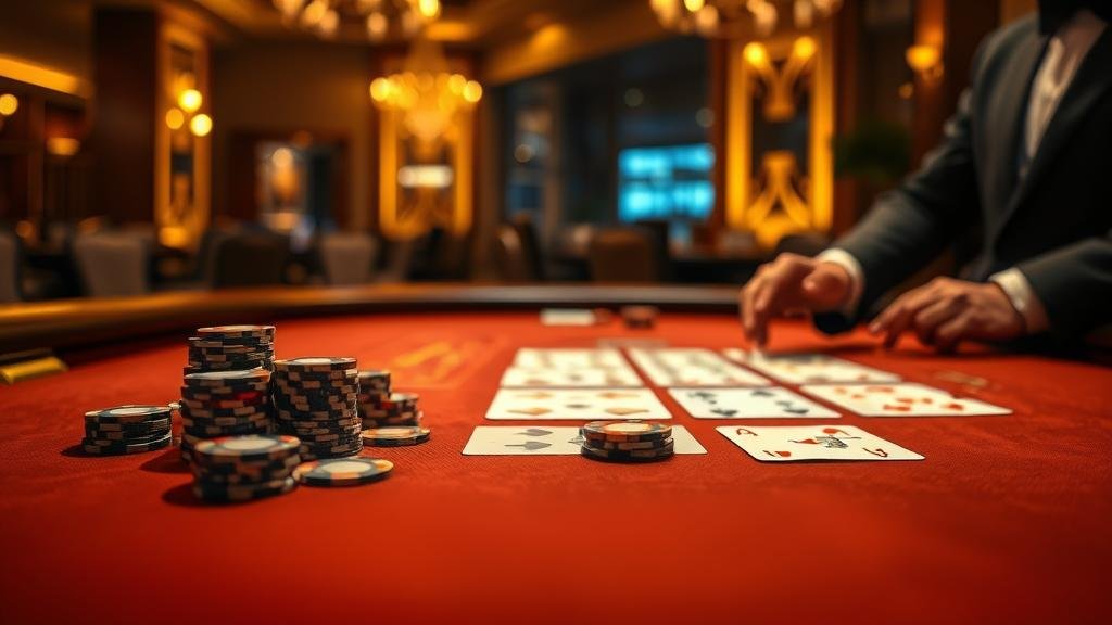 หน้าจอแสดงเค้าไพ่บาคาร่าบนมือถือ