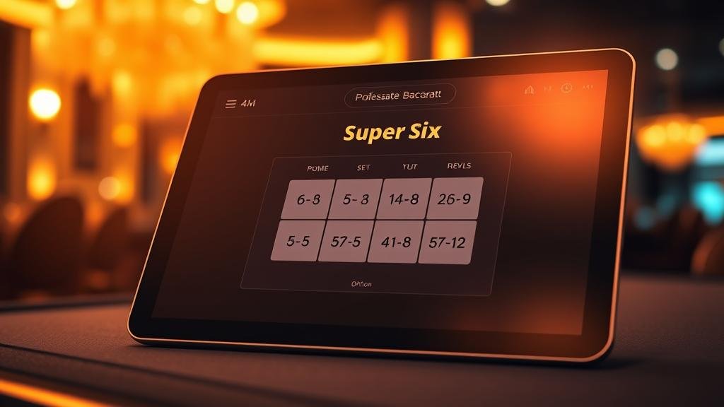 เคล็ดลับอ่านเค้าไพ่บาคาร่าฉบับเซียน: ควบคุมอัตราจ่าย Super Six ให้คุ้มค่าบน i...