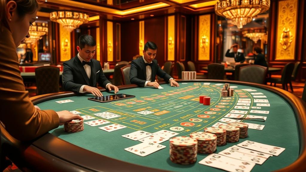 การเล่นบาคาร่าบนแท็บเล็ต