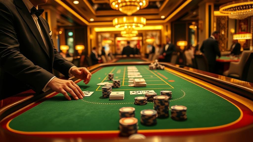 ตัวอย่างเค้าไพ่สามตัดในบาคาร่า