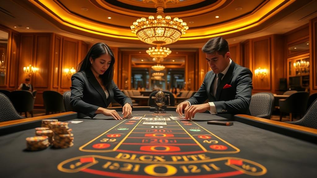 Infographic แสดงอัตราจ่ายบาคาร่าและรูปแบบการเล่น