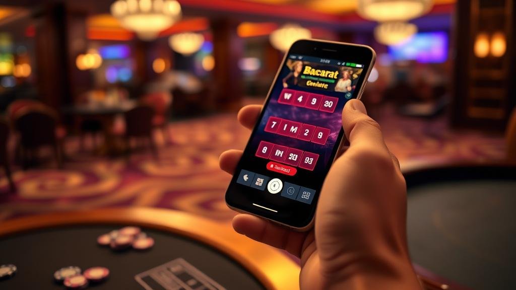 การเล่นบาคาร่าบนแท็บเล็ต