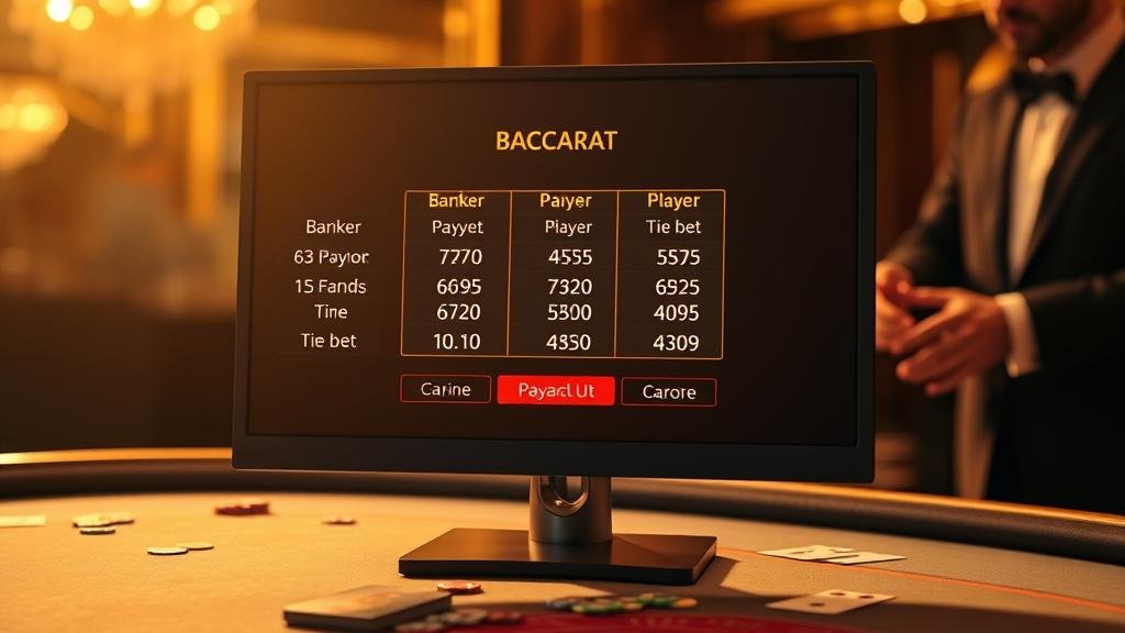 บาคาร่า: คู่มือเช็คอัตราจ่ายเจ้ามือและเสมอฉบับเข้าใจง่าย บนคอมฯ