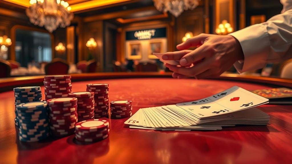 ผู้คนกำลังสนุกกับการเล่นบาคาร่าสด