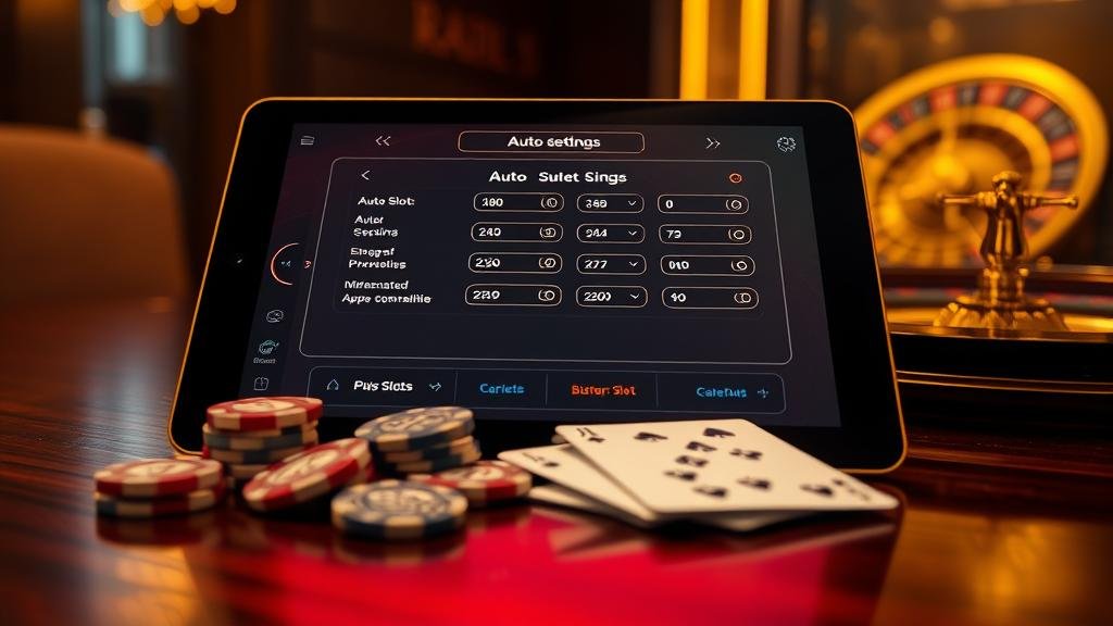 การตั้งค่าความเร็วสปินสล็อตบนแท็บเล็ต