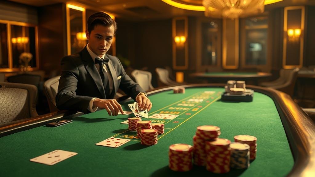 ตัวอย่างเค้าไพ่บาคาร่า: มังกร และ สองตัด