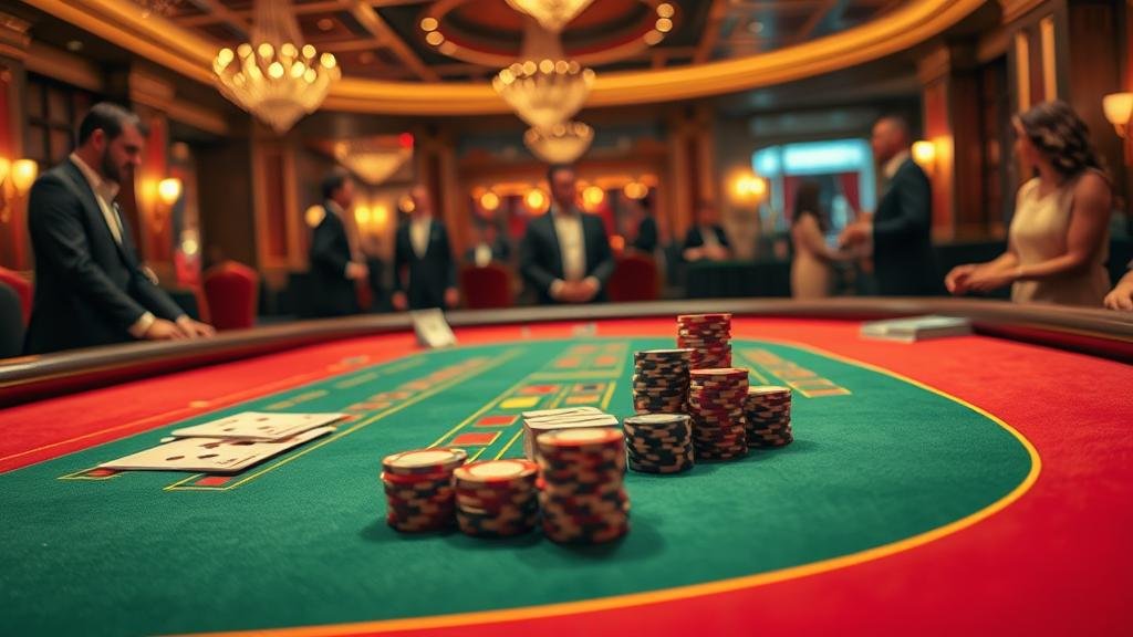 ตัวอย่างเค้าไพ่สองตัดและเค้าไพ่มังกรในบาคาร่า