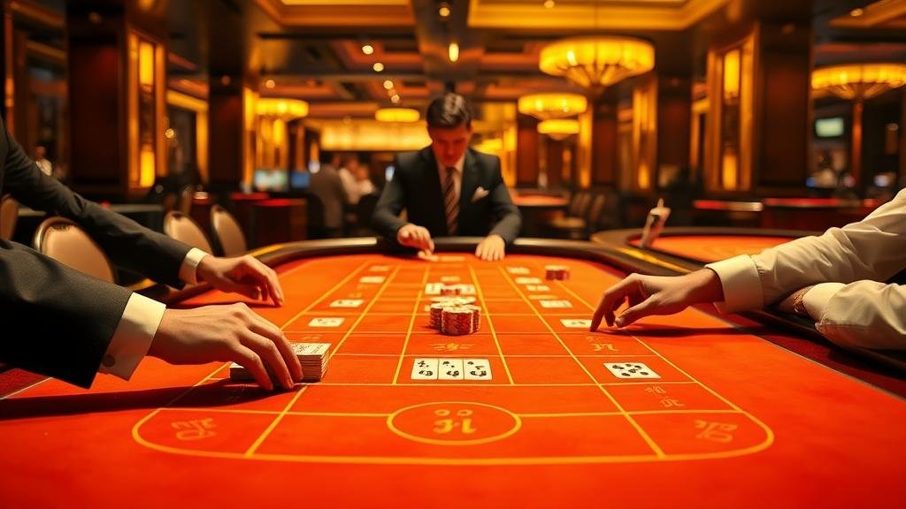 ตัวอย่างเค้าไพ่มังกรในเกมบาคาร่า