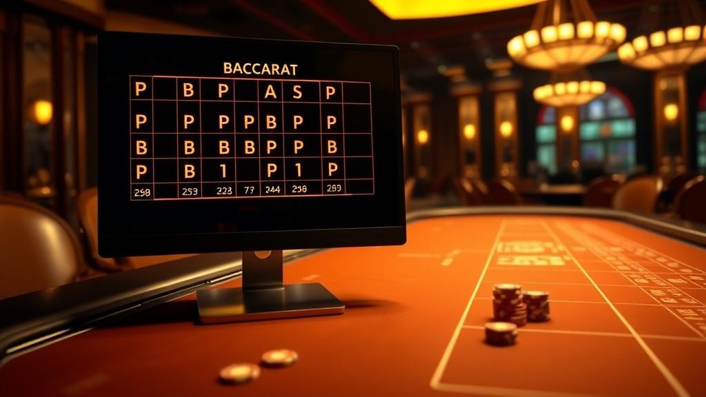 การใช้แท็บเล็ตเล่นบาคาร่าและอ่านเค้าไพ่