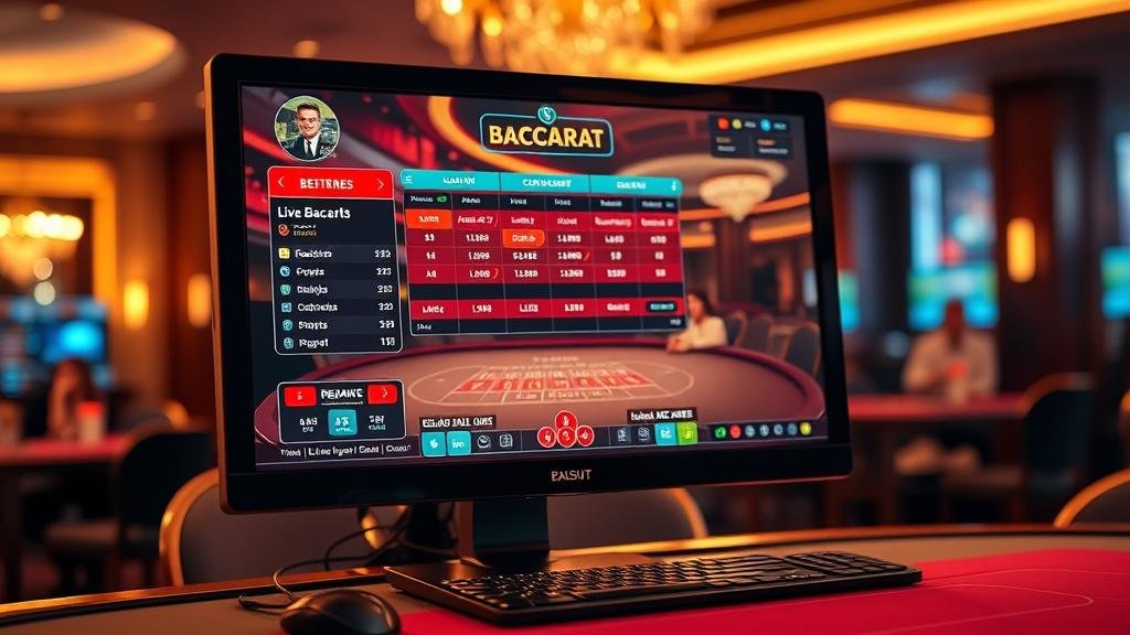 การเล่นบาคาร่าบนแท็บเล็ต