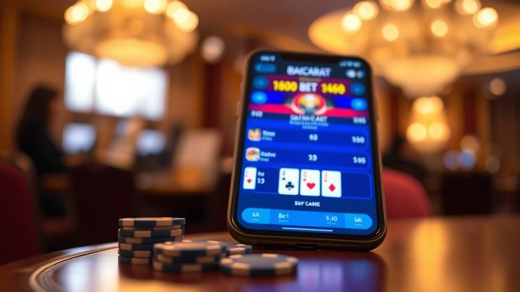 ภาพประกอบกลยุทธ์การแทงทบ 1-3-2-4 ในบาคาร่า