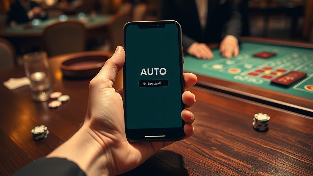 การตั้งค่าโหมดออโต้บาคาร่าบนหน้าจอ