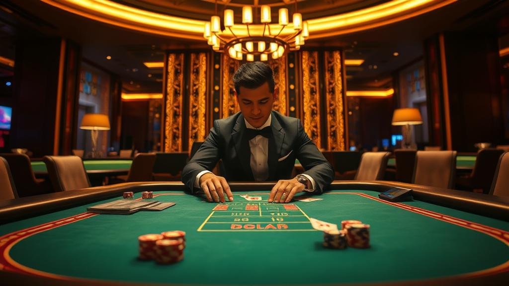 หน้าจอเกมบาคาร่าบนมือถือ iOS