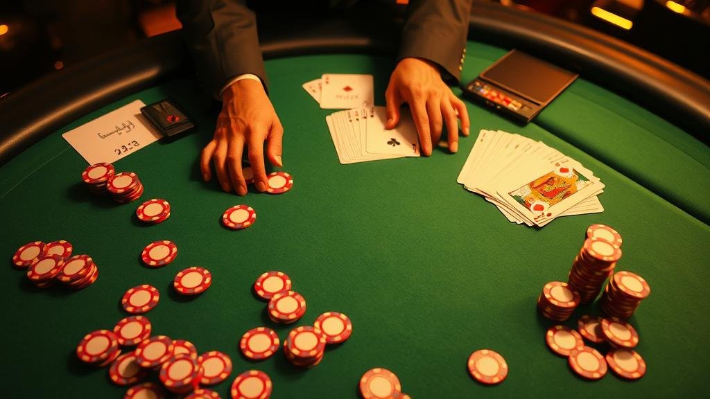 ตัวอย่างเค้าไพ่บาคาร่า: มังกร, ปิงปอง, สามตัด