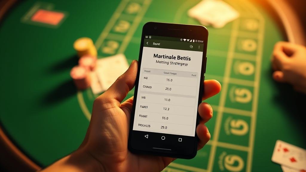 คู่มือบาคาร่าฉบับเซียน: สูตรคำนวณเดินเงินมาร์ติงเกลบน Android เข้าใจง่าย