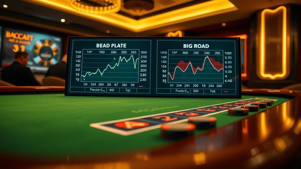 กราฟการเติบโตของเงินทุนจากการเล่นบาคาร่า