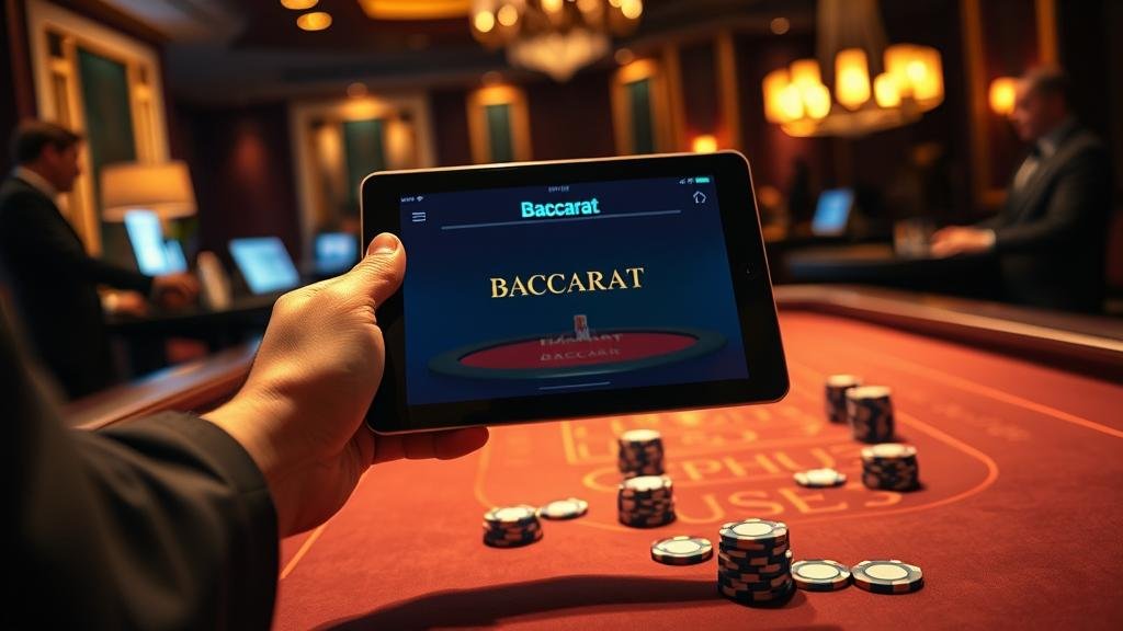 การเล่นบาคาร่าบนมือถือ iOS และแท็บเล็ต