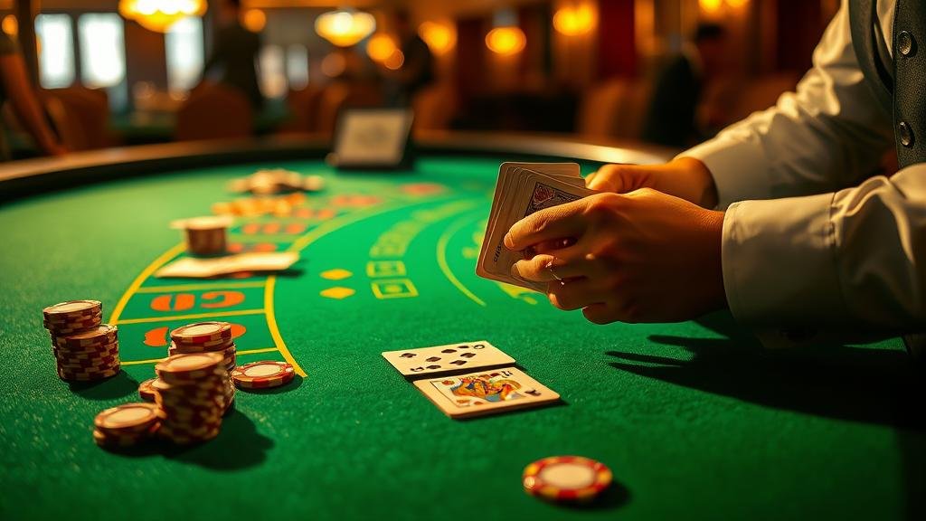 ตัวอย่างเค้าไพ่บาคาร่ามังกรและปิงปองบนมือถือ