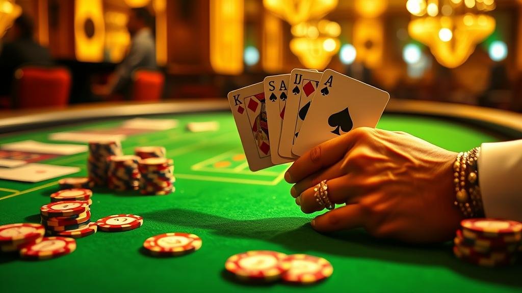 ตัวอย่างการวางเดิมพันตามเค้าไพ่สองตัด